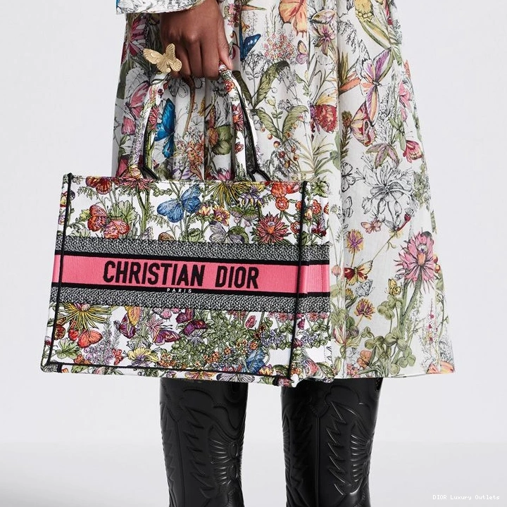 Cheap Millefiori White Dior Mexico Tote Motif Book Canvas Pink 0817 Luxury